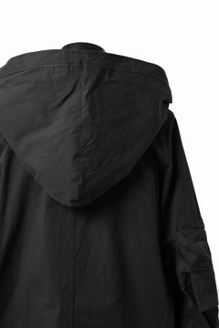 画像をギャラリービューアに読み込む, A.F ARTEFACT BIG POCKET HOODIE ZIP BLOUSON (BLACK)