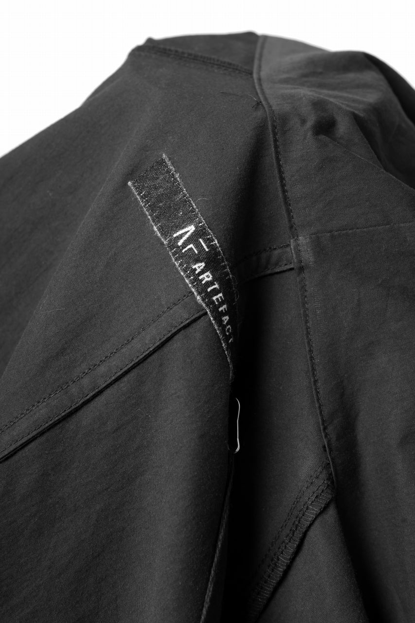 A.F ARTEFACT BIG POCKET HOODIE ZIP BLOUSON (BLACK)