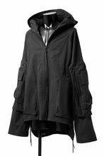 画像をギャラリービューアに読み込む, A.F ARTEFACT BIG POCKET HOODIE ZIP BLOUSON (BLACK)