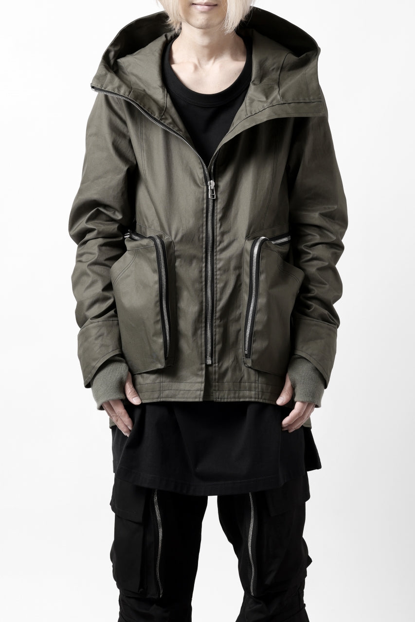 A.F ARTEFACT WR FLIGHT JACKET / COATING COTTON GABARDINE (KHAKI)