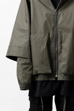 画像をギャラリービューアに読み込む, A.F ARTEFACT LAYERED WR HOODED JACKET / COATING COTTON GABARDINE (KHAKI)