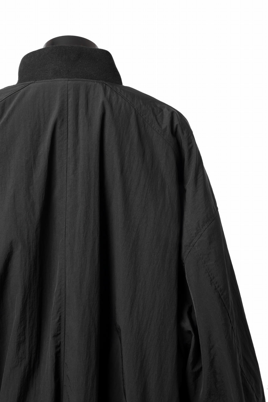 A.F ARTEFACT REVERSIBLE "BOMBER" MA-1 JACKET (BLACK x DARK ORANGE)