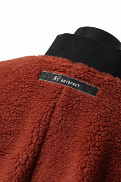 画像をギャラリービューアに読み込む, A.F ARTEFACT REVERSIBLE &quot;BOMBER&quot; MA-1 JACKET (BLACK x DARK ORANGE)