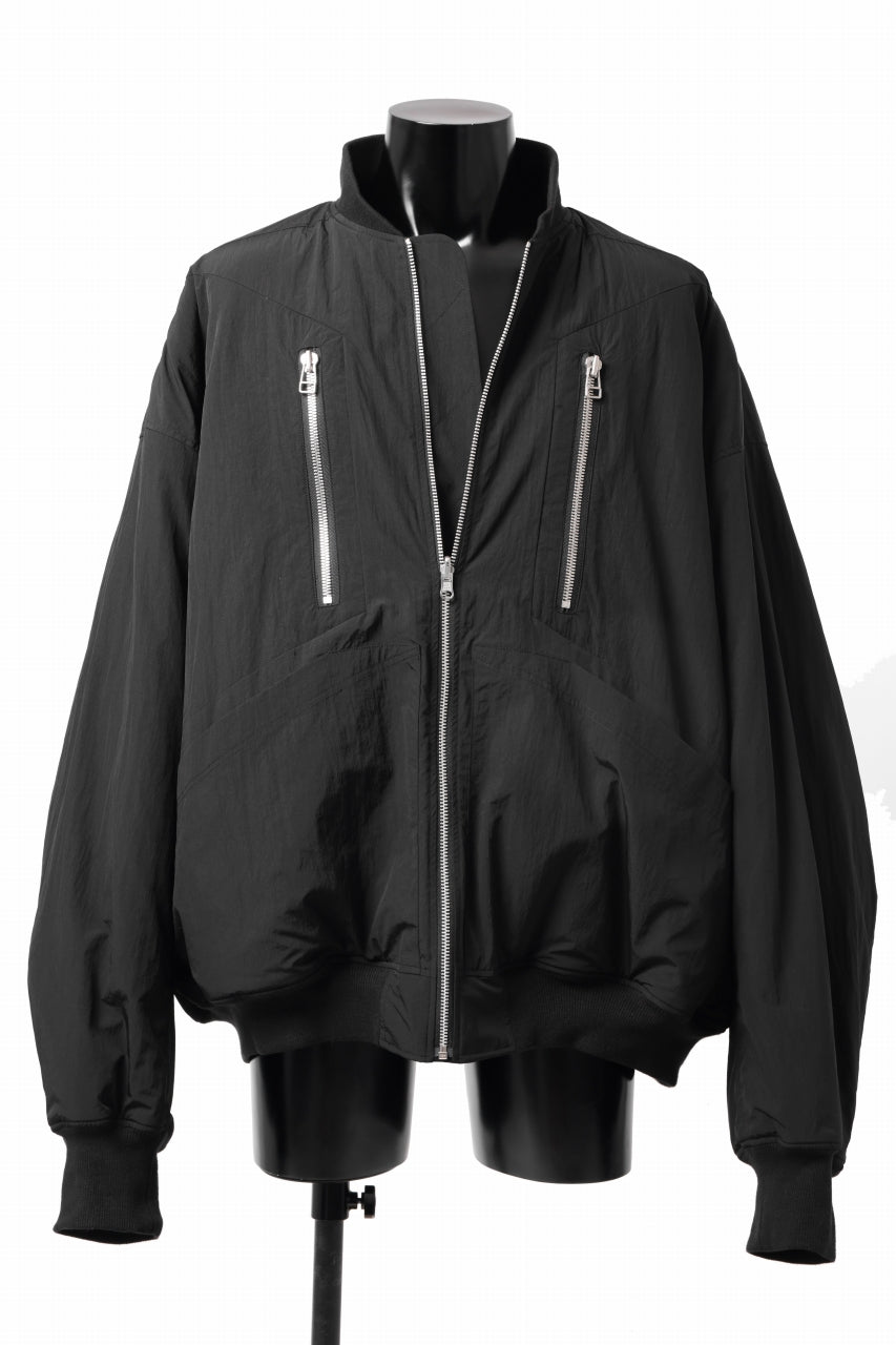 Load image into Gallery viewer, A.F ARTEFACT REVERSIBLE &quot;BOMBER&quot; MA-1 JACKET (BLACK x DARK ORANGE)