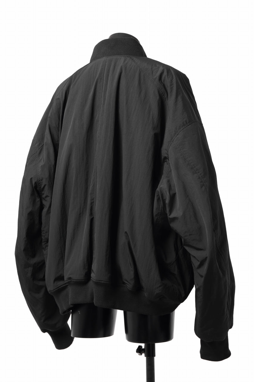 Load image into Gallery viewer, A.F ARTEFACT REVERSIBLE &quot;BOMBER&quot; MA-1 JACKET (BLACK x DARK ORANGE)