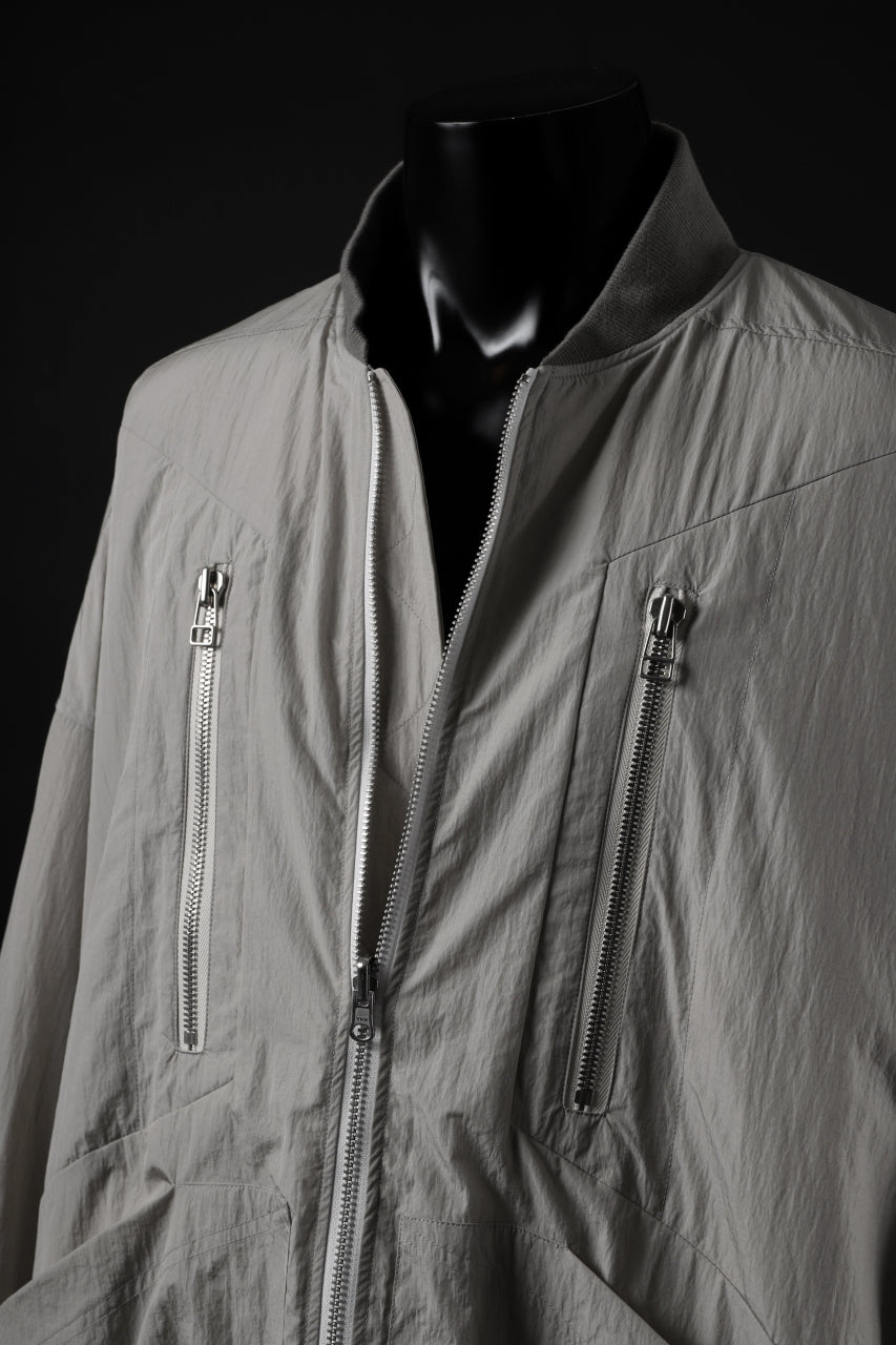 A.F ARTEFACT REVERSIBLE "BOMBER" MA-1 JACKET (IVORY x IVORY)