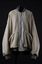 Load image into Gallery viewer, A.F ARTEFACT REVERSIBLE &quot;BOMBER&quot; MA-1 JACKET (IVORY x IVORY)