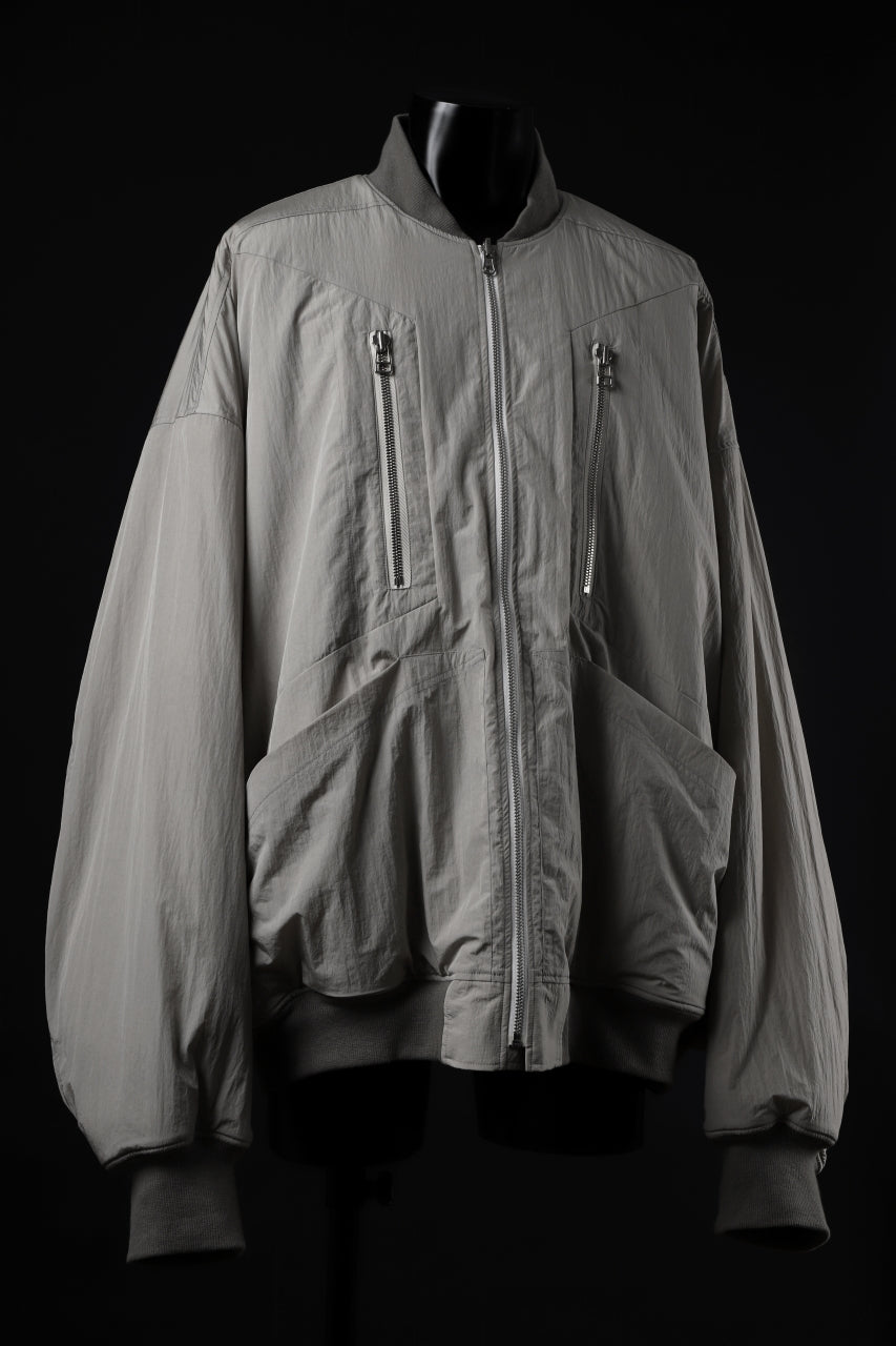 A.F ARTEFACT REVERSIBLE "BOMBER" MA-1 JACKET (IVORY x IVORY)