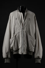 Load image into Gallery viewer, A.F ARTEFACT REVERSIBLE &quot;BOMBER&quot; MA-1 JACKET (IVORY x IVORY)