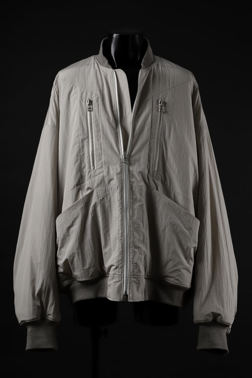 画像をギャラリービューアに読み込む, A.F ARTEFACT REVERSIBLE &quot;BOMBER&quot; MA-1 JACKET (IVORY x IVORY)