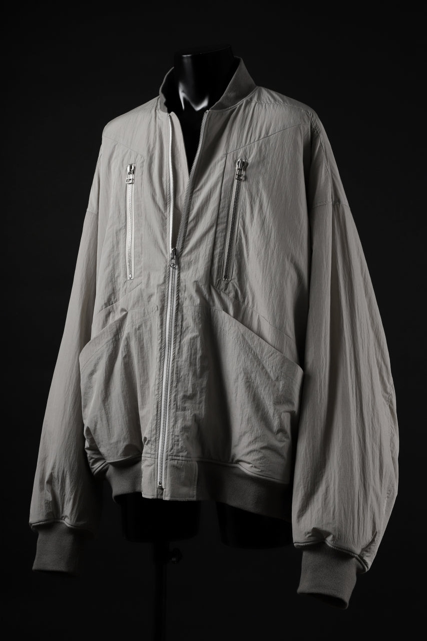 A.F ARTEFACT REVERSIBLE "BOMBER" MA-1 JACKET (IVORY x IVORY)