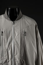 Load image into Gallery viewer, A.F ARTEFACT REVERSIBLE &quot;BOMBER&quot; MA-1 JACKET (IVORY x IVORY)