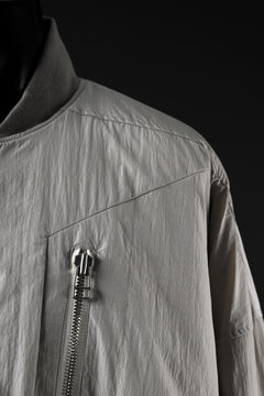 Load image into Gallery viewer, A.F ARTEFACT REVERSIBLE &quot;BOMBER&quot; MA-1 JACKET (IVORY x IVORY)