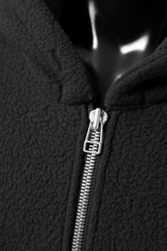 画像をギャラリービューアに読み込む, A.F ARTEFACT SHERPA ZIP HOODED JACKET (BLACK)