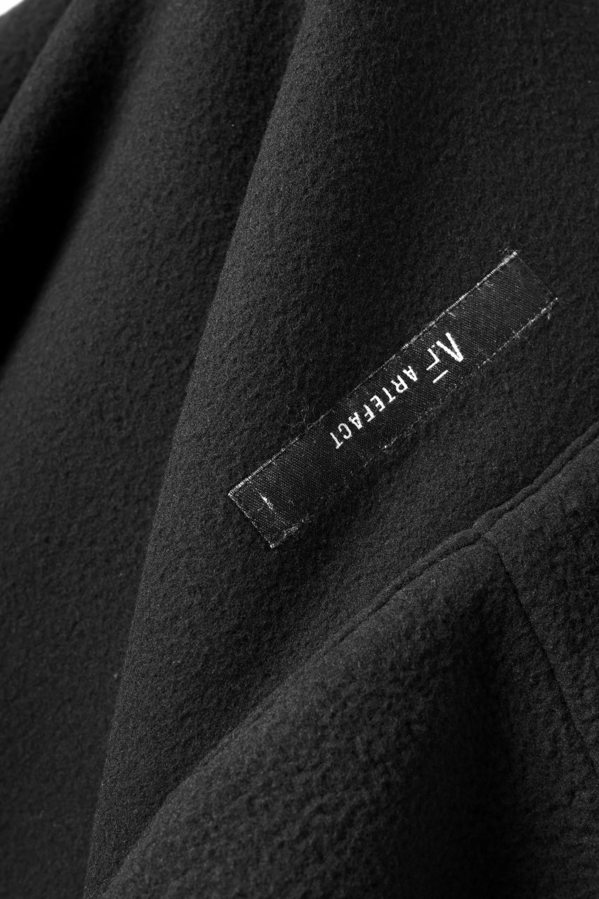 画像をギャラリービューアに読み込む, A.F ARTEFACT SHERPA ZIP HOODED JACKET (BLACK)