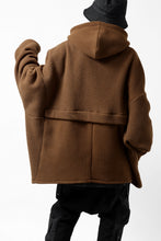 画像をギャラリービューアに読み込む, A.F ARTEFACT SHERPA ZIP HOODED JACKET (BROWN)