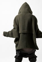 Load image into Gallery viewer, A.F ARTEFACT SHERPA ZIP HOODED JACKET (KHAKI)