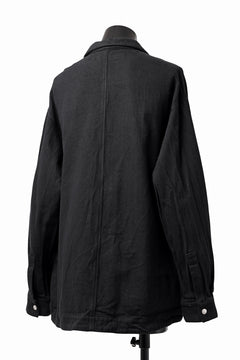 Load image into Gallery viewer, A.F ARTEFACT OVERSIZED SHIRT / COTTON TWILL (BLACK)