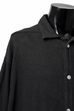 画像をギャラリービューアに読み込む, A.F ARTEFACT SNAPPED OVER SHIRT / COTTON TWILL (BLACK)