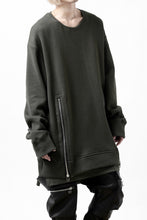 Load image into Gallery viewer, A.F ARTEFACT LAYERED ZIP PULLOVER / CO KNIT &amp; JERSEY (KHAKI)