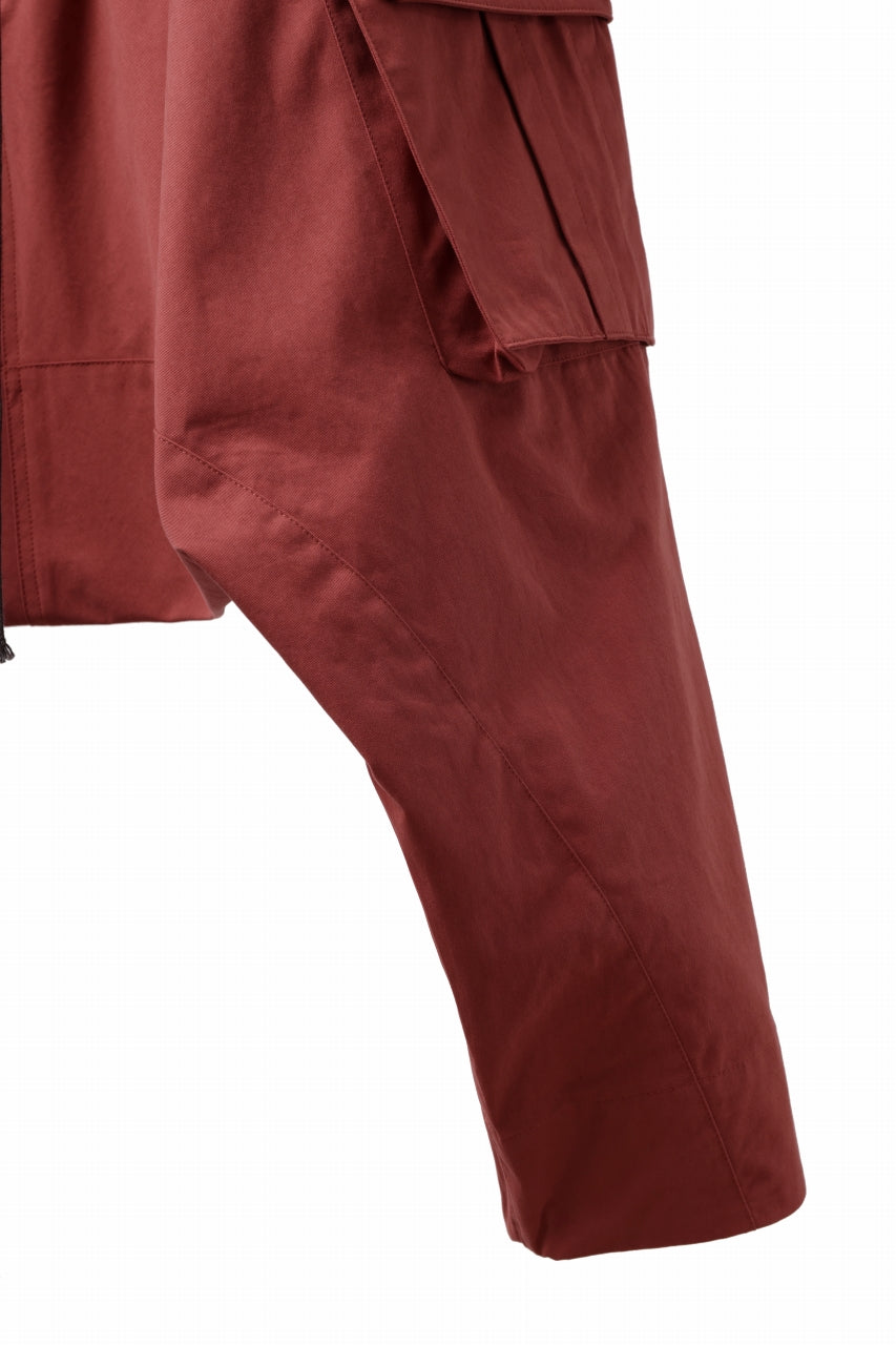 A.F ARTEFACT WIDE CARGO SARROUEL EASY PANTS (ORANGE)