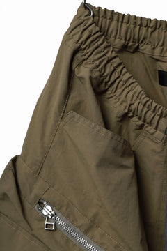 Load image into Gallery viewer, A.F ARTEFACT RADICAL-ZIP MILITARY SARROUEL SHORTS (BEIGE)