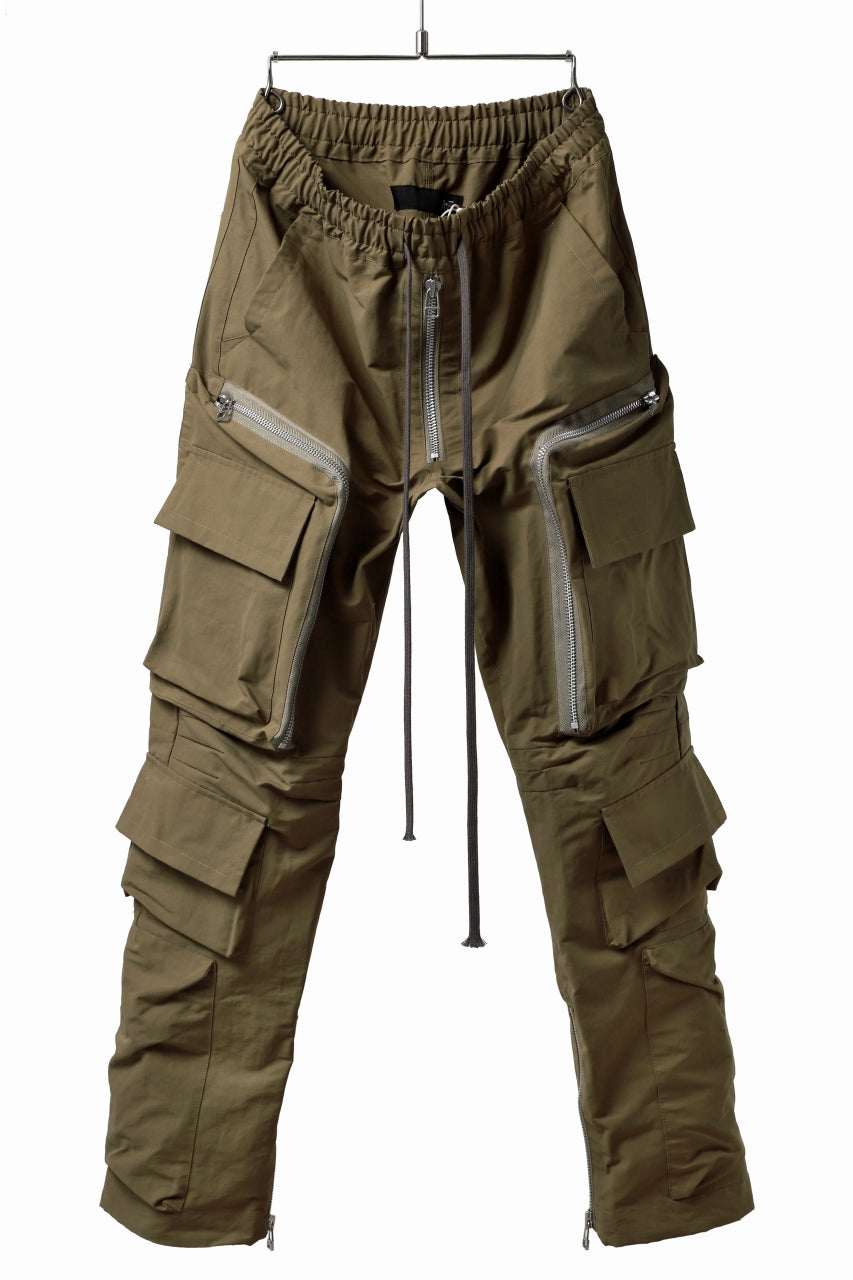 A.F ARTEFACT RADICAL-ZIP FIELD PANTS (BEIGE)