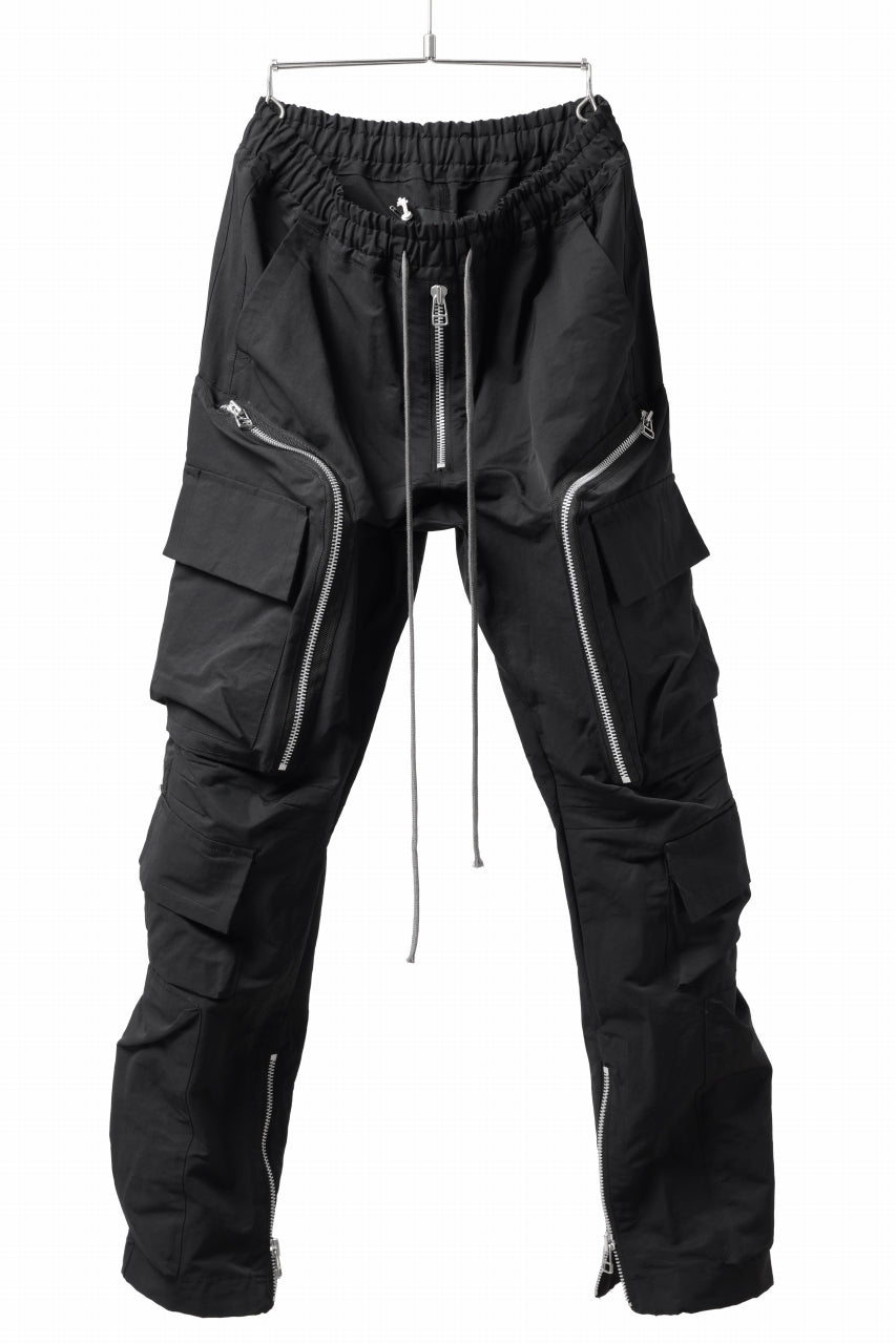 Load image into Gallery viewer, A.F ARTEFACT RADICAL-ZIP FIELD PANTS (BLACK)