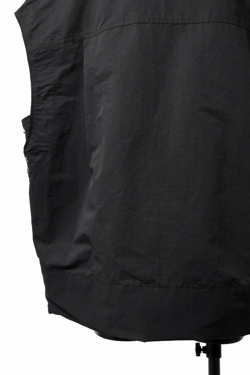 Load image into Gallery viewer, A.F ARTEFACT DOUBLE-LAYERED WORK VEST (BLACK)