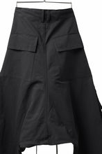 画像をギャラリービューアに読み込む, A.F ARTEFACT MILITARY SARROUEL WIDE PANTS (BLACK)