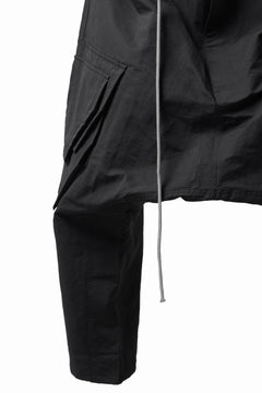 画像をギャラリービューアに読み込む, A.F ARTEFACT MILITARY SARROUEL WIDE PANTS (BLACK)