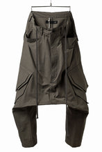 画像をギャラリービューアに読み込む, A.F ARTEFACT MILITARY SARROUEL WIDE PANTS (KHAKI)