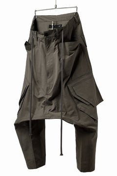 画像をギャラリービューアに読み込む, A.F ARTEFACT MILITARY SARROUEL WIDE PANTS (KHAKI)