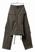 画像をギャラリービューアに読み込む, A.F ARTEFACT MILITARY SARROUEL WIDE PANTS (KHAKI)