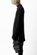 画像をギャラリービューアに読み込む, A.F ARTEFACT &quot;Trunk-Show&quot; HIGHNECK KNIT PULLOVER (BLACK)