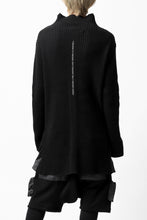 画像をギャラリービューアに読み込む, A.F ARTEFACT &quot;Trunk-Show&quot; HIGHNECK KNIT PULLOVER (BLACK)