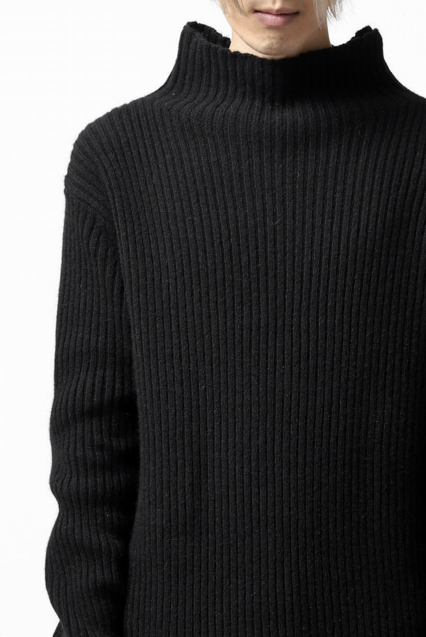 A.F ARTEFACT "Trunk-Show" HIGHNECK KNIT PULLOVER (BLACK)