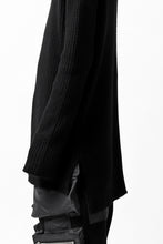 画像をギャラリービューアに読み込む, A.F ARTEFACT &quot;Trunk-Show&quot; HIGHNECK KNIT PULLOVER (BLACK)