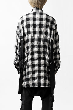 Load image into Gallery viewer, A.F ARTEFACT &quot;TACTIC&quot; COMBINED SHIRT COAT (BLACK x WHITE)
