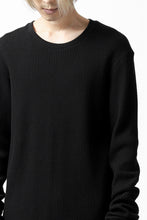 画像をギャラリービューアに読み込む, A.F ARTEFACT &quot;Trunk-Show&quot; PULL OVER TOPS / WAFFLE JERSEY (BLACK)