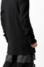 画像をギャラリービューアに読み込む, A.F ARTEFACT &quot;Trunk-Show&quot; PULL OVER TOPS / WAFFLE JERSEY (BLACK)