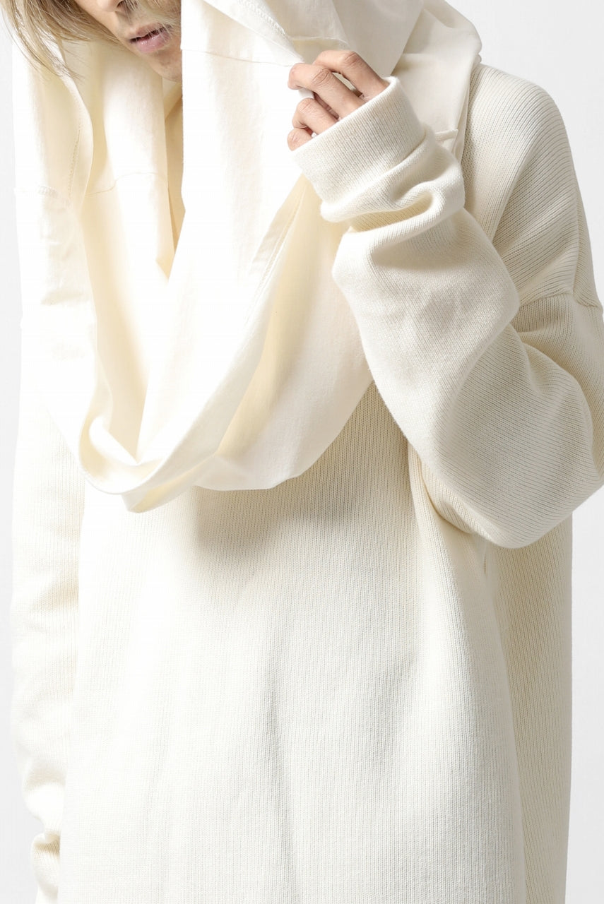 A.F ARTEFACT "Trunk-Show" LAYERED TOPS / COTTON KNIT + LIGHT JERSEY (IVORY)