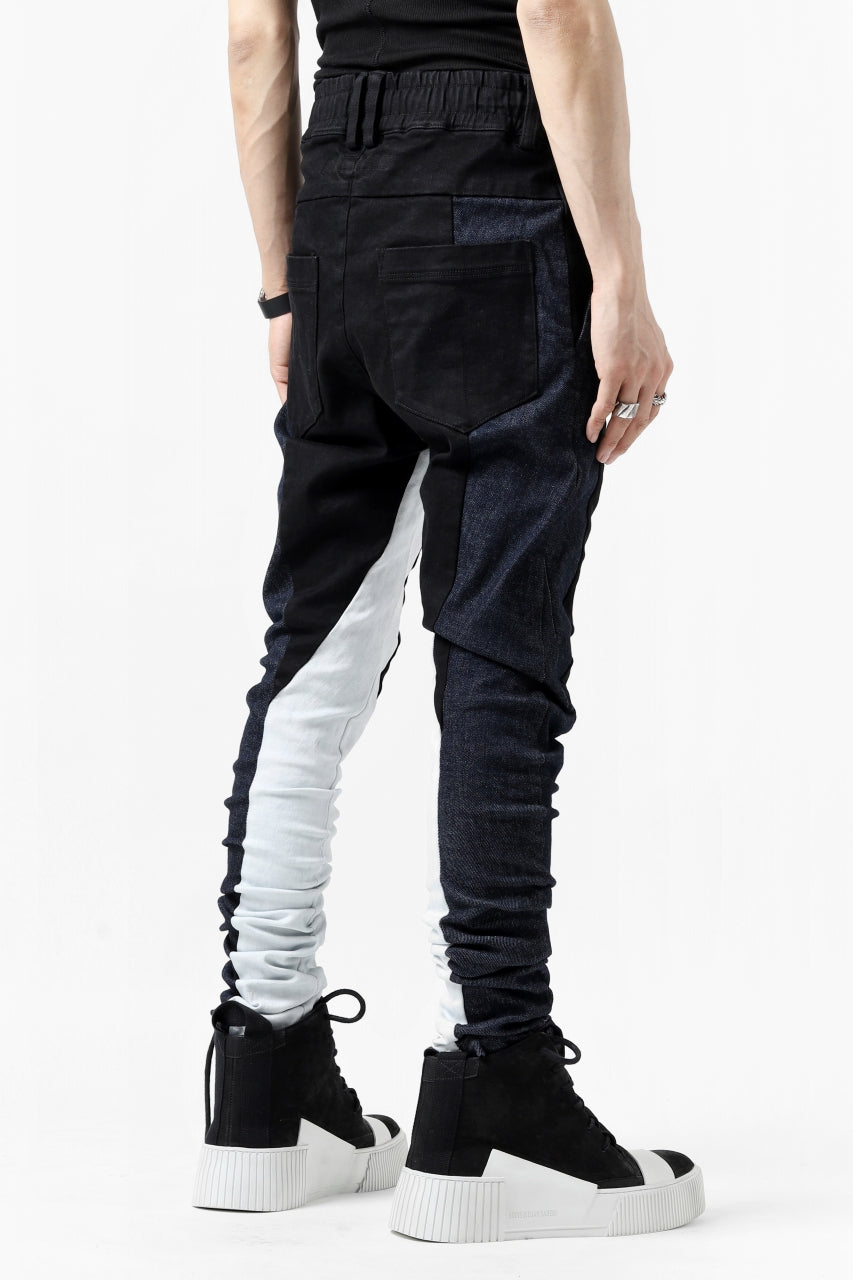 A.F ARTEFACT -thin-3D- WASHER DENIM ANATOMICAL PANTS (MIX)