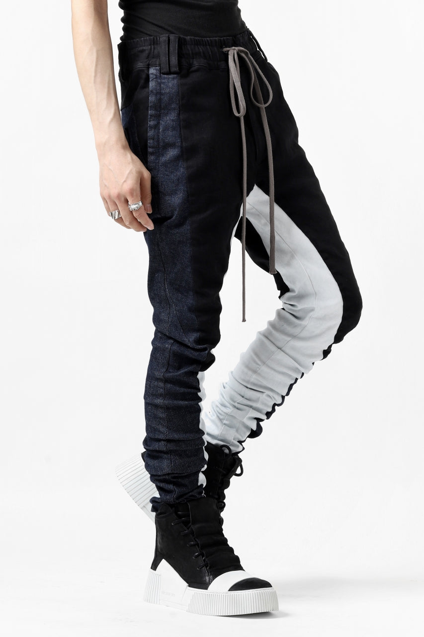 A.F ARTEFACT -thin-3D- WASHER DENIM ANATOMICAL PANTS (MIX)