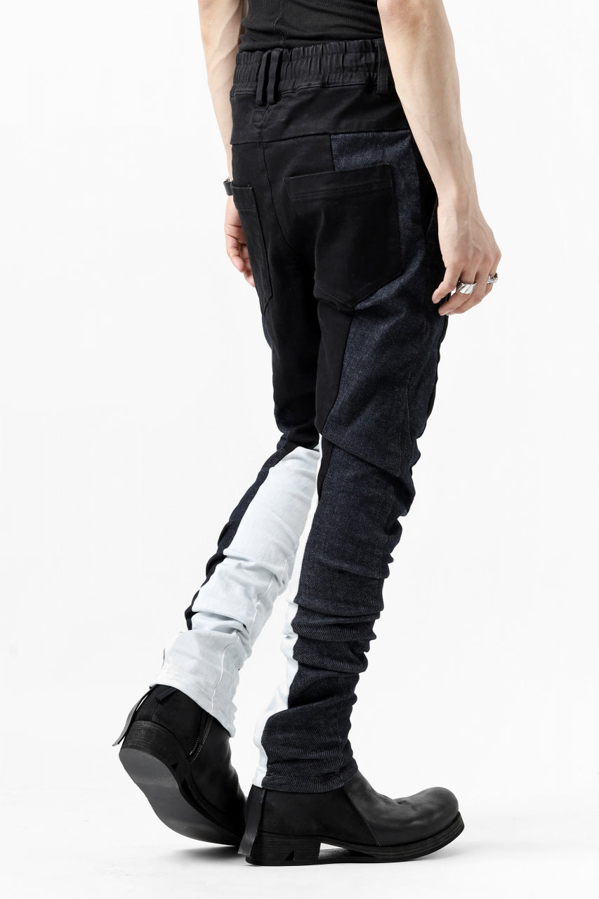 A.F ARTEFACT -thin-3D- WASHER DENIM ANATOMICAL PANTS (MIX)