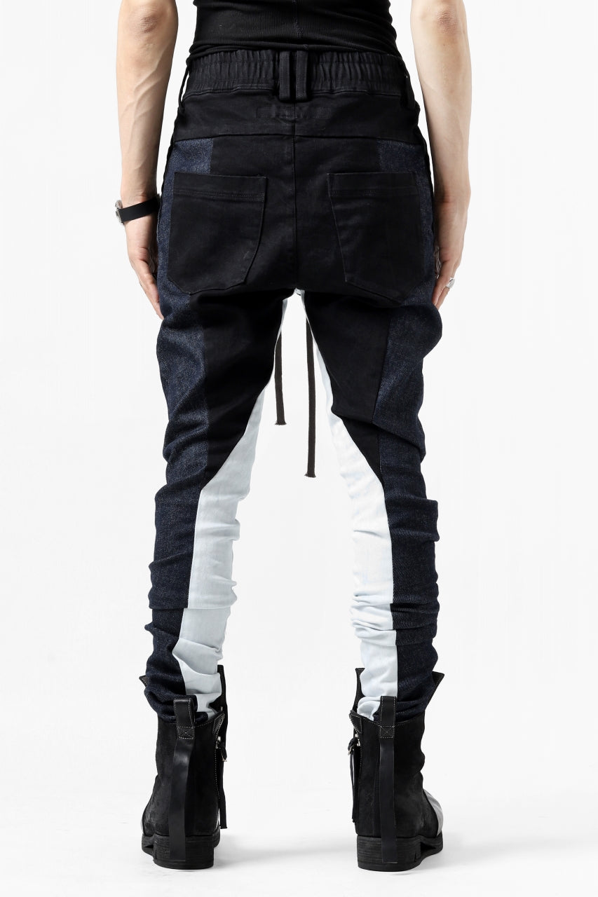 A.F ARTEFACT -thin-3D- WASHER DENIM ANATOMICAL PANTS (MIX)