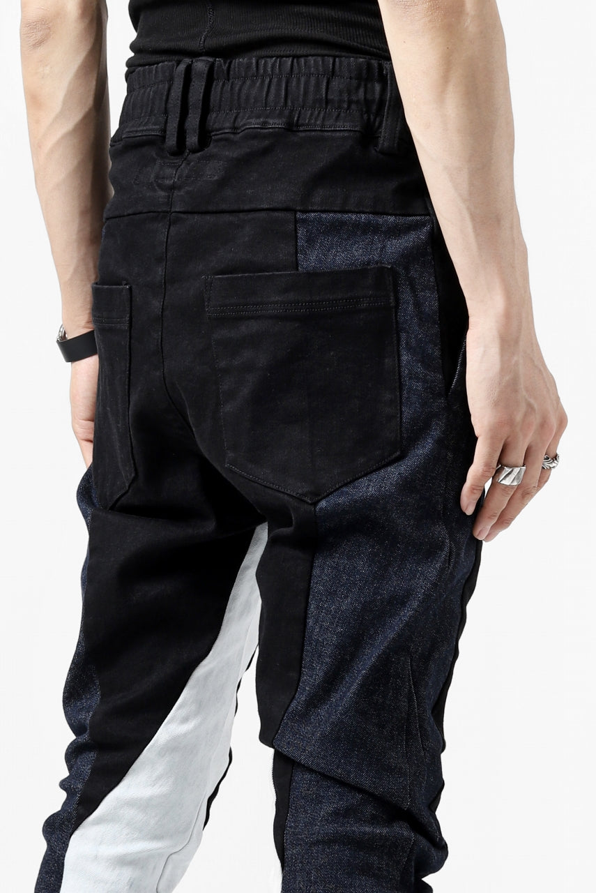 A.F ARTEFACT -thin-3D- WASHER DENIM ANATOMICAL PANTS (MIX)