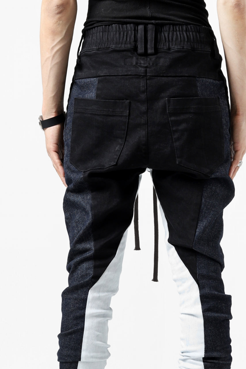 A.F ARTEFACT -thin-3D- WASHER DENIM ANATOMICAL PANTS (MIX)