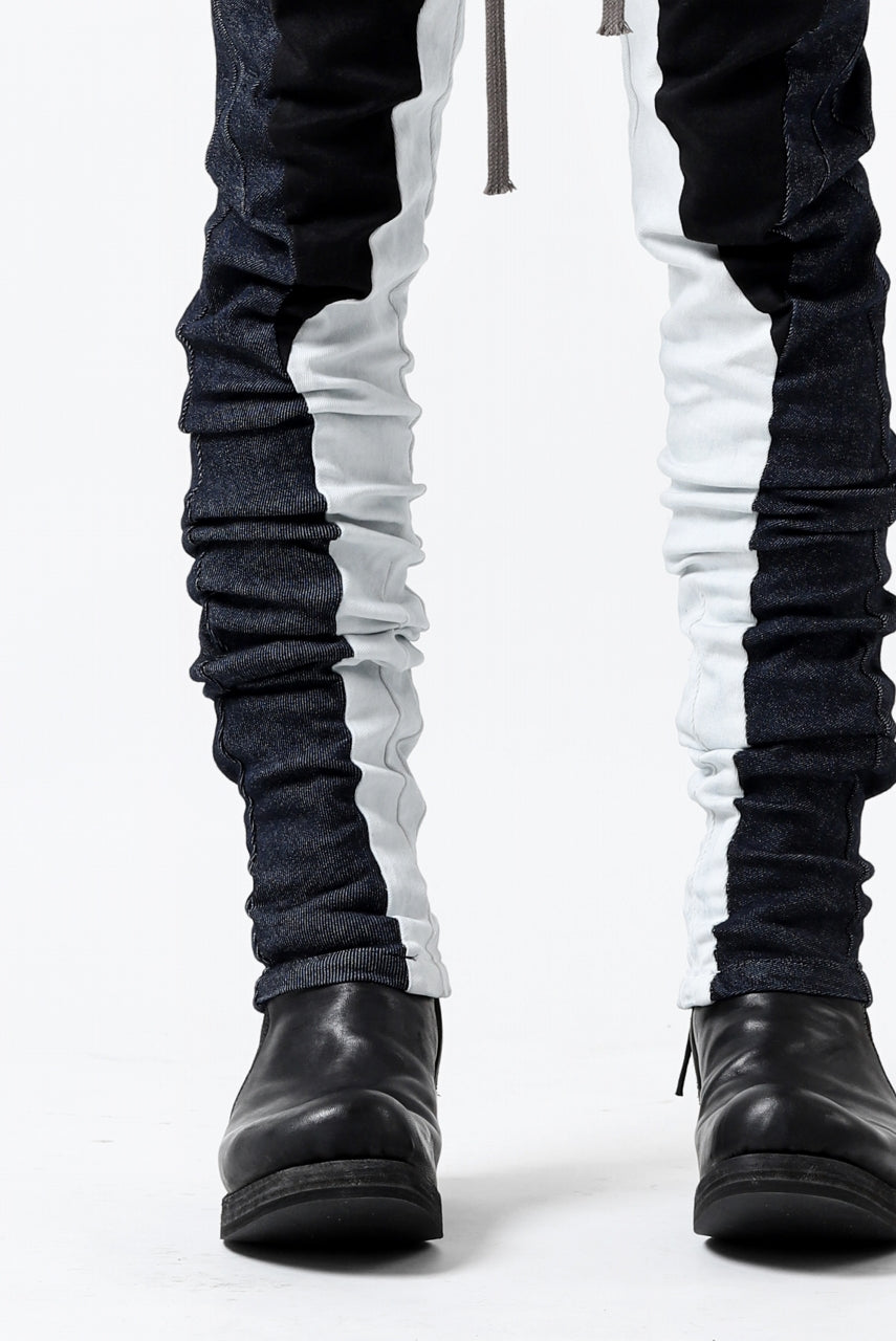 A.F ARTEFACT -thin-3D- WASHER DENIM ANATOMICAL PANTS (MIX)