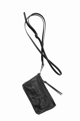 PAL OFFNER KEY BAG with STRAP HOLDER / CALF LEATHER (BLACK)